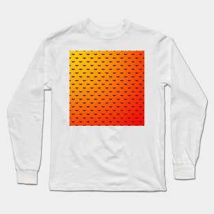 Tiny Bats Orange Long Sleeve T-Shirt